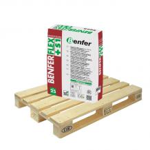 Benfer BenferFlex +S1 High Yield Standard Set Flexible Adhesive 25kg Extra White (Full 42 Bag Pallet)